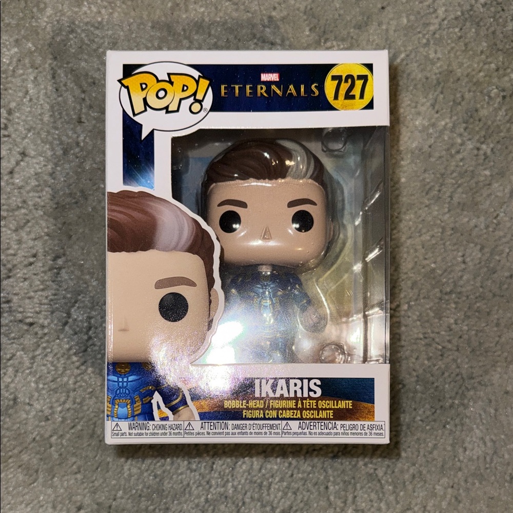 Funko Eternals Ikaris Figure with Blue and Gold